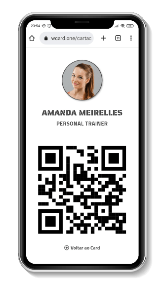 W'Card Personal Trainer QR Code